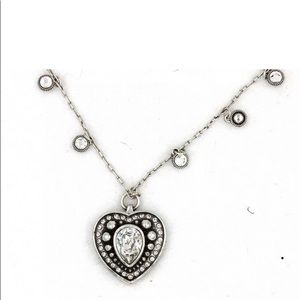 Brighton Shakespeare crystal Heart Locket